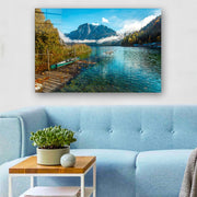 Quadro Decorativo em Vidro Temperado Multicolor 50x70cm - Arte Moderna para Parede