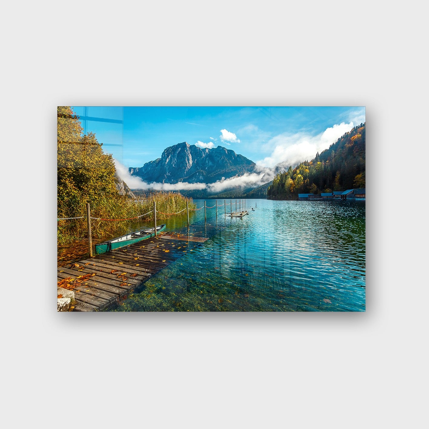 Quadro Decorativo em Vidro Temperado Multicolor 70x100cm - Arte Moderna para Parede