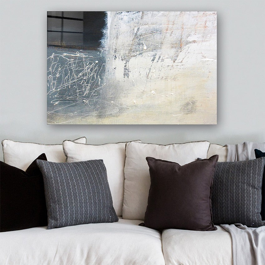 Quadro Decorativo em Vidro Temperado Multicolor 40x60cm - Arte Moderna para Parede