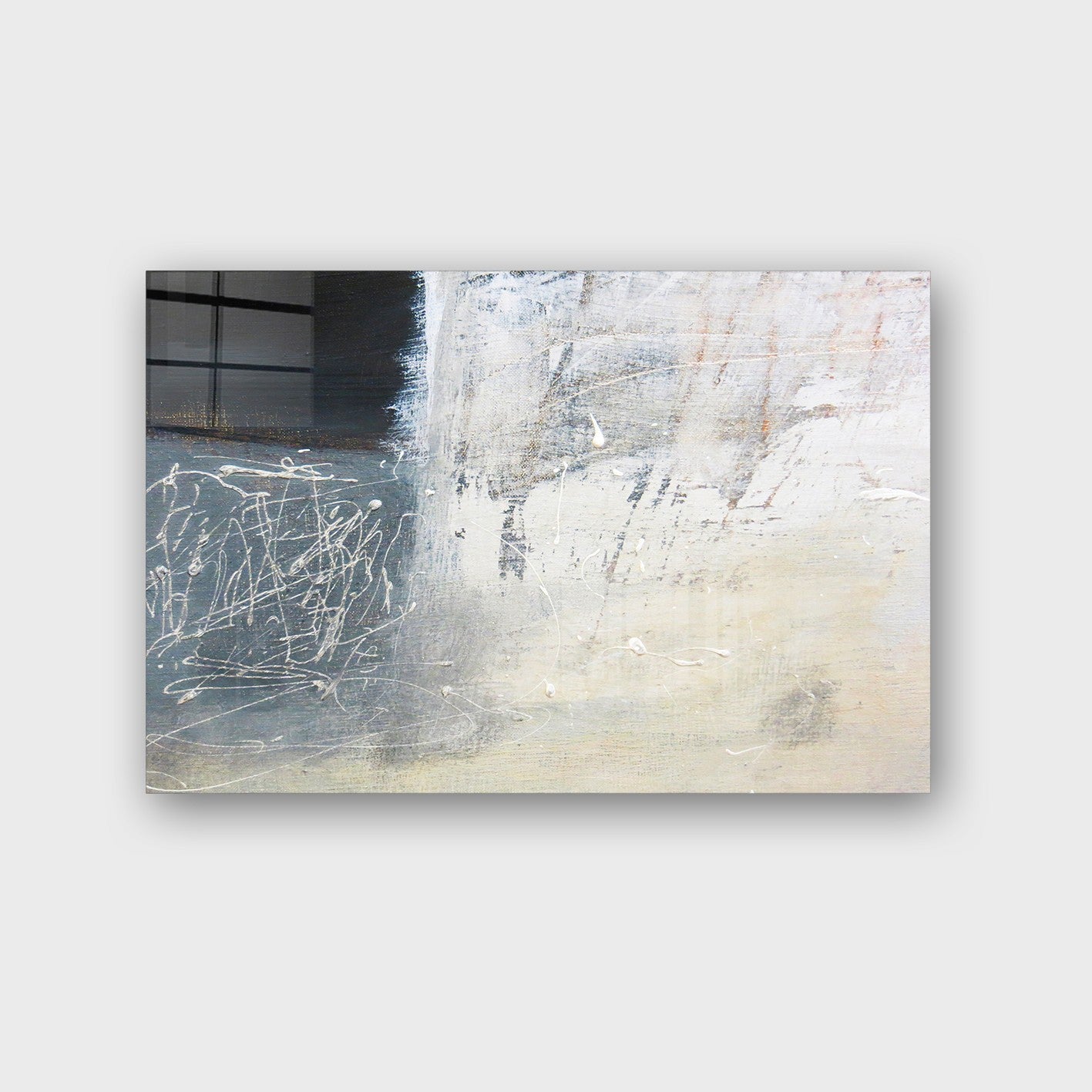 Quadro Decorativo em Vidro Temperado Multicolor 50x70cm - Arte Moderna para Parede