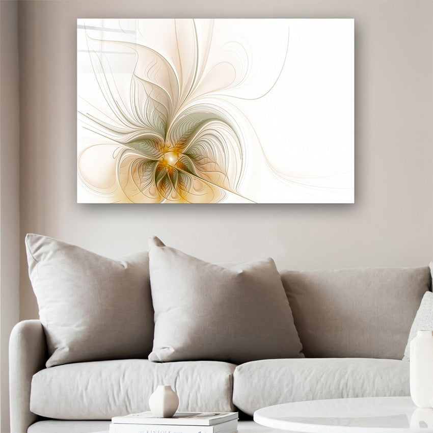 Quadro Decorativo em Vidro Temperado Multicolor 40x60cm - Arte Moderna para Parede