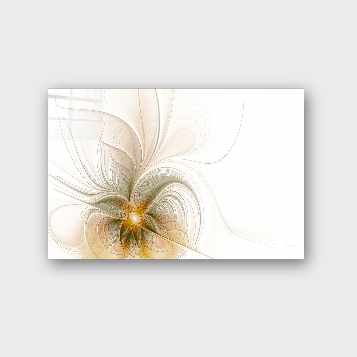 Quadro Decorativo em Vidro Temperado Multicolor 40x60cm - Arte Moderna para Parede