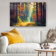 Quadro Decorativo em Vidro Temperado Multicolor 50x70cm - Arte Moderna para Parede