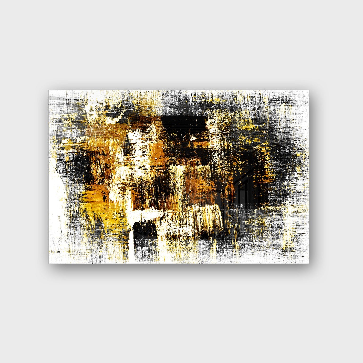 Quadro Decorativo em Vidro Temperado Multicolor 40x60cm - Arte Moderna para Parede