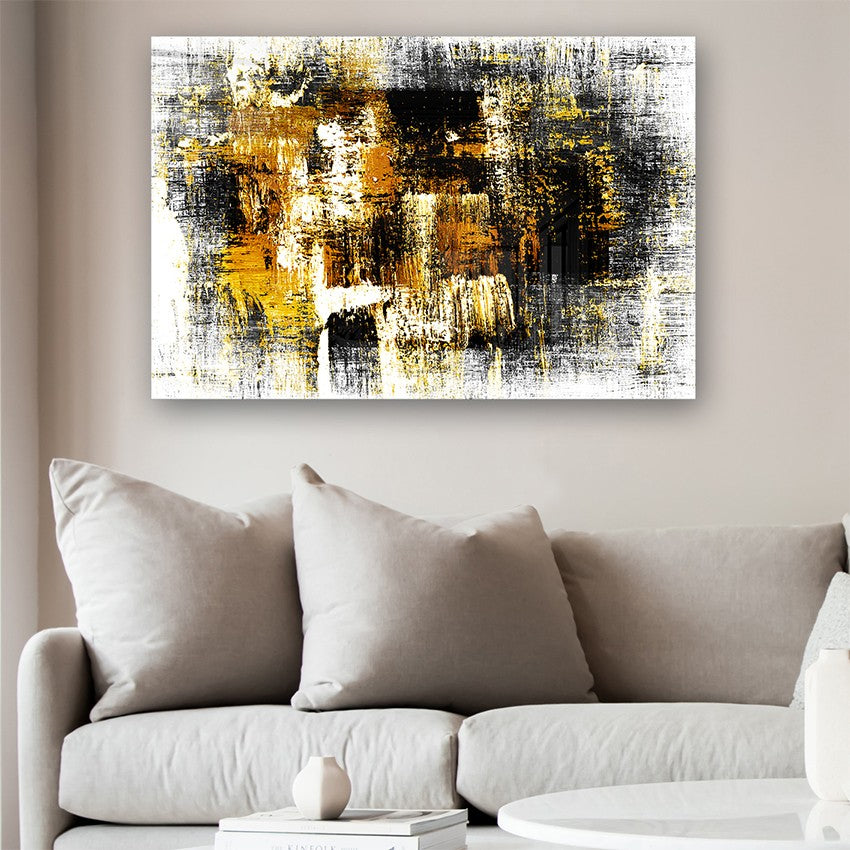 Quadro Decorativo em Vidro Temperado Multicolor 50x70cm - Arte Moderna para Parede