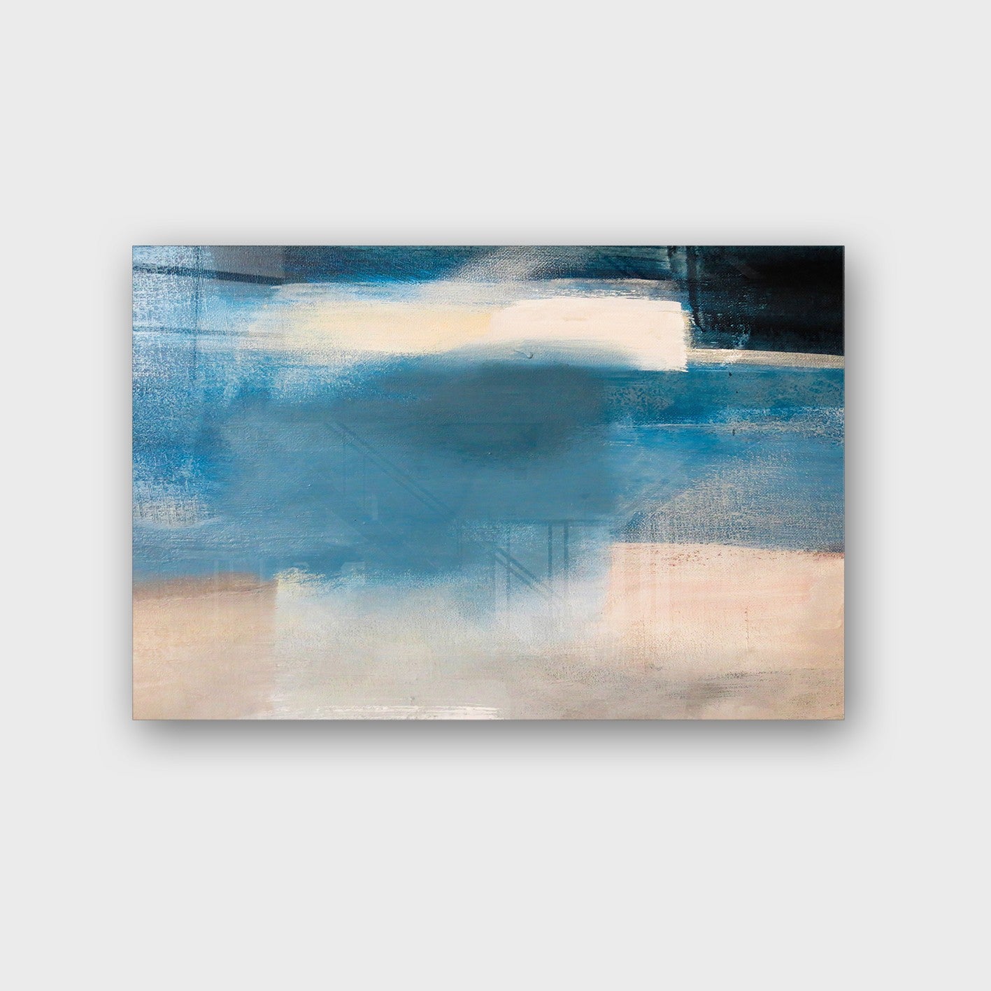 Quadro Decorativo em Vidro Temperado Multicolor 50x70cm - Arte Moderna para Parede