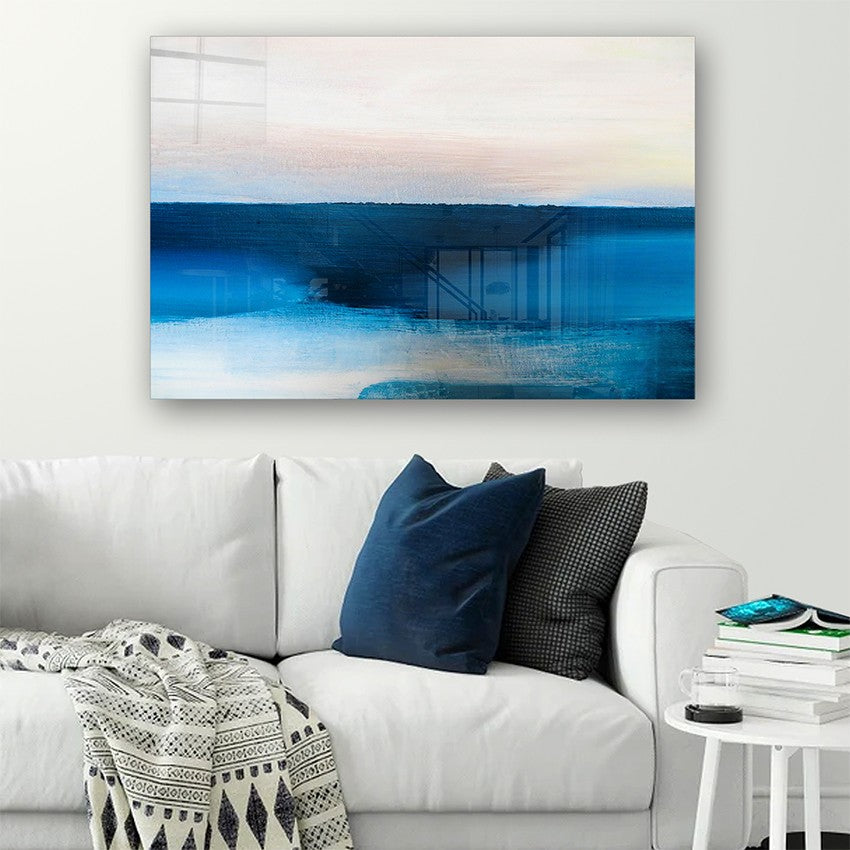 Quadro Decorativo em Vidro Temperado Multicolor 50x70cm - Arte Moderna para Parede