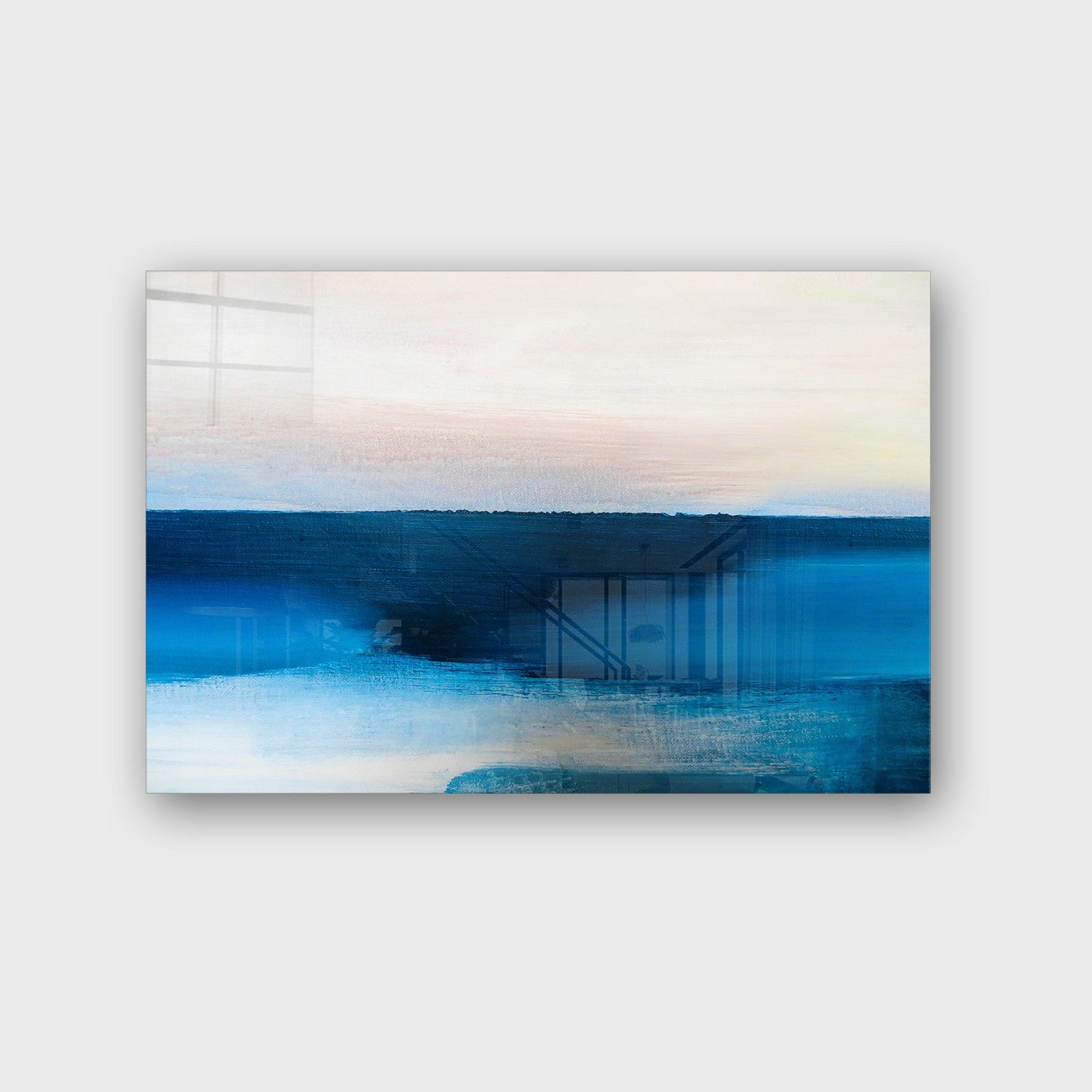 Quadro Decorativo em Vidro Temperado Multicolor 70x100cm - Arte Moderna para Parede