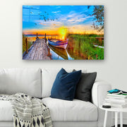 Quadro Decorativo em Vidro Temperado Multicolor 50x70cm - Arte Moderna para Parede