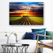 Quadro Decorativo em Vidro Temperado Multicolor 40x60cm - Arte Moderna para Parede