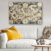 Quadro Decorativo em Vidro Temperado Multicolor 50x70cm - Arte Moderna para Parede