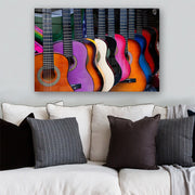 Quadro Decorativo em Vidro Temperado Multicolor 70x100cm - Arte Moderna para Parede