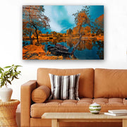 Quadro Decorativo em Vidro Temperado Multicolor 50x70cm - Arte Moderna para Parede