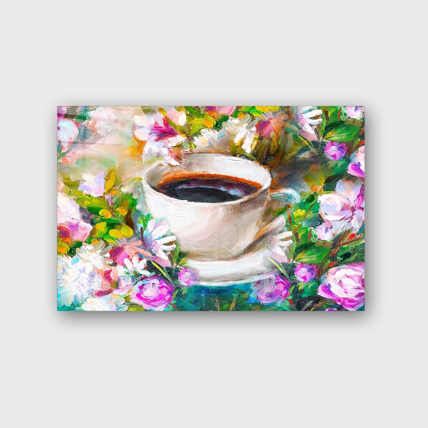 Quadro Decorativo em Vidro Temperado Multicolor 50x70cm - Arte Moderna para Parede