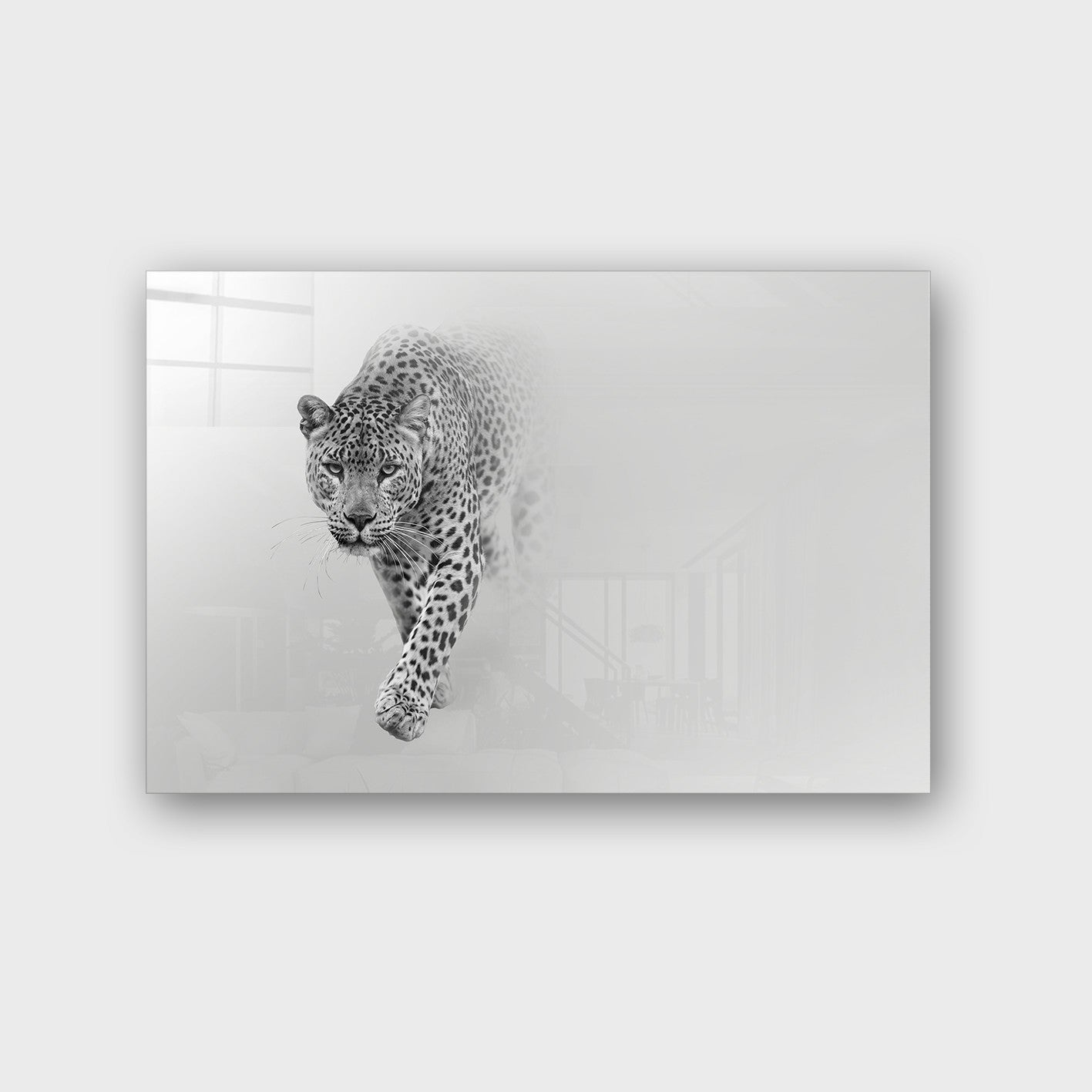 Quadro Decorativo em Vidro Temperado Multicolor 70x100cm - Arte Moderna para Parede