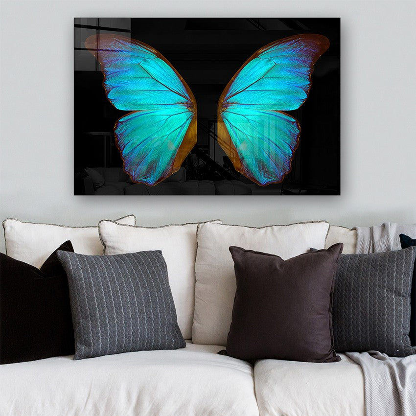 Quadro Decorativo em Vidro Temperado Multicolor 40x60cm - Arte Moderna para Parede