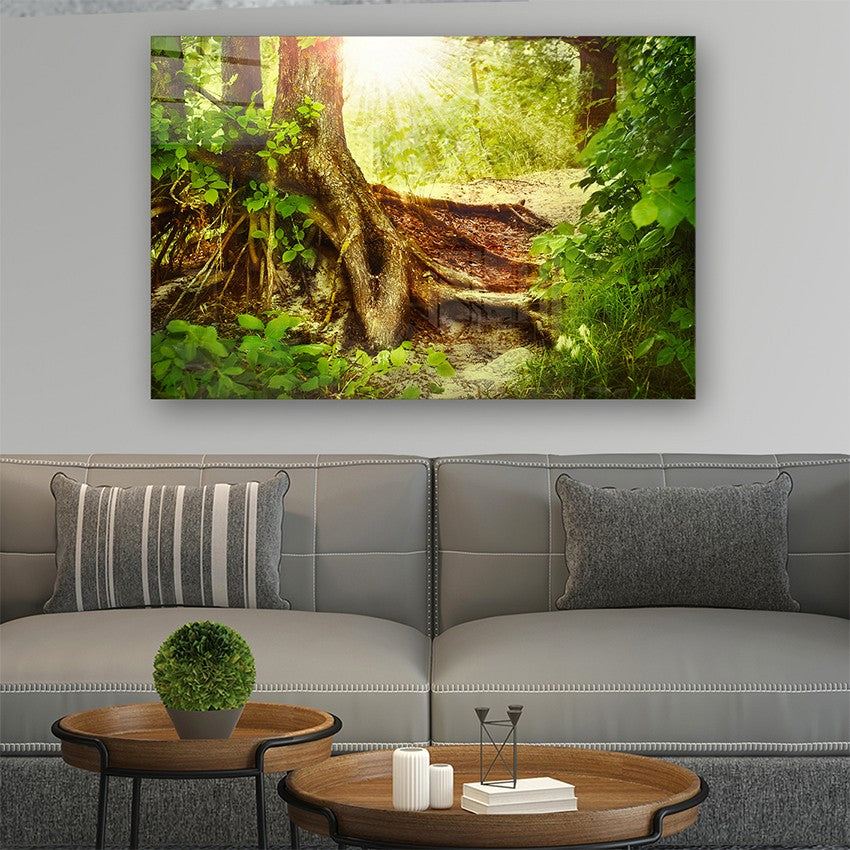 Quadro Decorativo em Vidro Temperado Multicolor 70x100cm - Arte Moderna para Parede