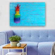 Quadro Decorativo em Vidro Temperado Multicolor 50x70cm - Arte Moderna para Parede