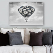 Quadro Decorativo em Vidro Temperado Multicolor 40x60cm - Arte Moderna para Parede