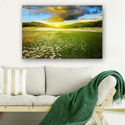 Quadro Decorativo em Vidro Temperado Multicolor 50x70cm - Arte Moderna para Parede