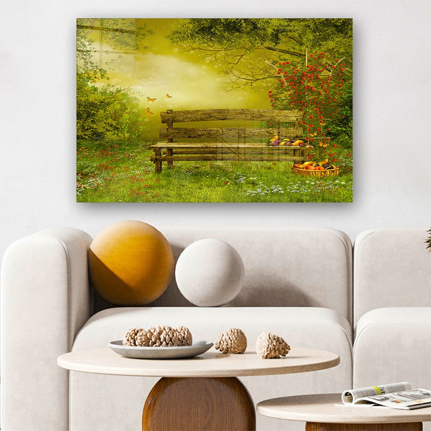 Quadro Decorativo em Vidro Temperado Multicolor 50x70cm - Arte Moderna para Parede