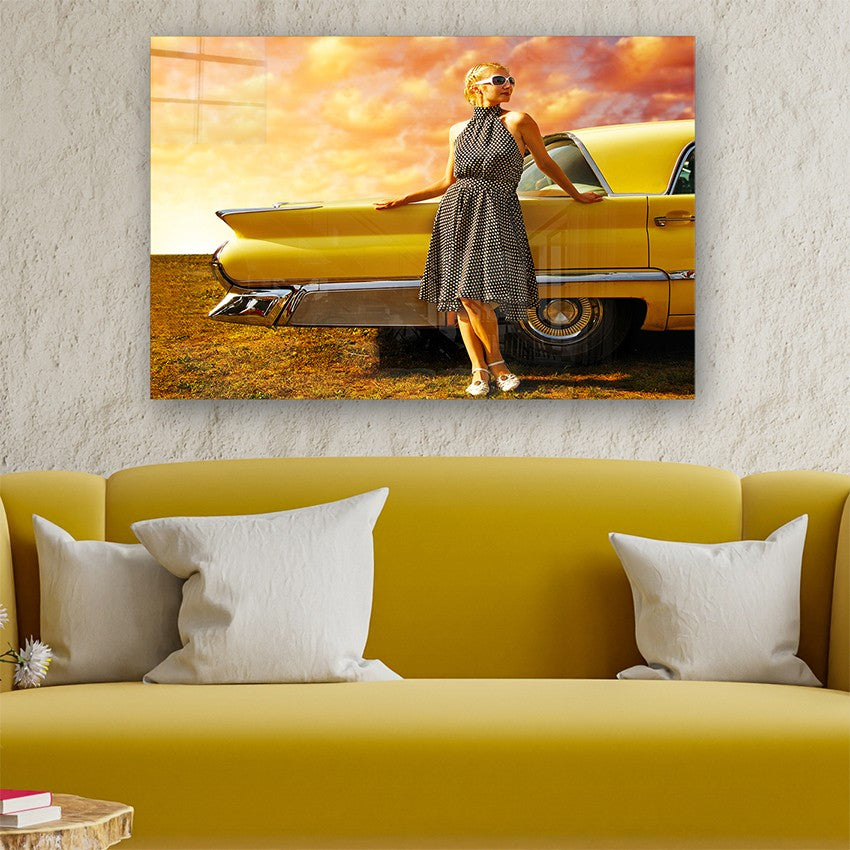 Quadro Decorativo em Vidro Temperado Multicolor 50x70cm - Arte Moderna para Parede