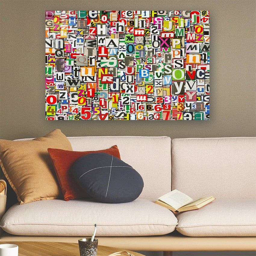 Quadro Decorativo em Vidro Temperado Multicolor 50x70cm - Arte Moderna para Parede