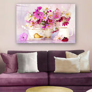 Quadro Decorativo em Vidro Temperado Multicolor 50x70cm - Arte Moderna para Parede