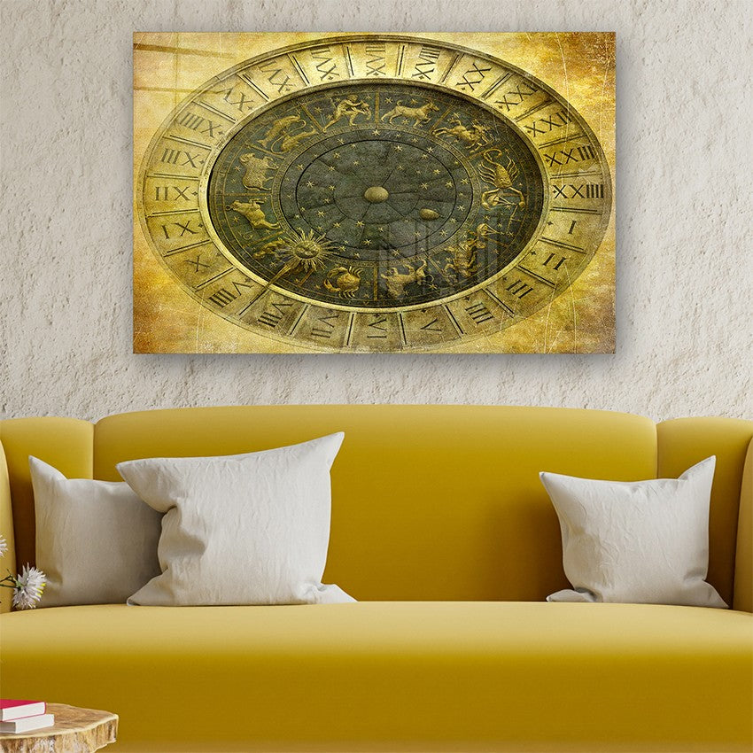 Quadro Decorativo em Vidro Temperado Multicolor 40x60cm - Arte Moderna para Parede