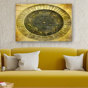 Quadro Decorativo em Vidro Temperado Multicolor 70x100cm - Arte Moderna para Parede