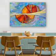 Quadro Decorativo em Vidro Temperado Multicolor 40x60cm - Arte Moderna para Parede