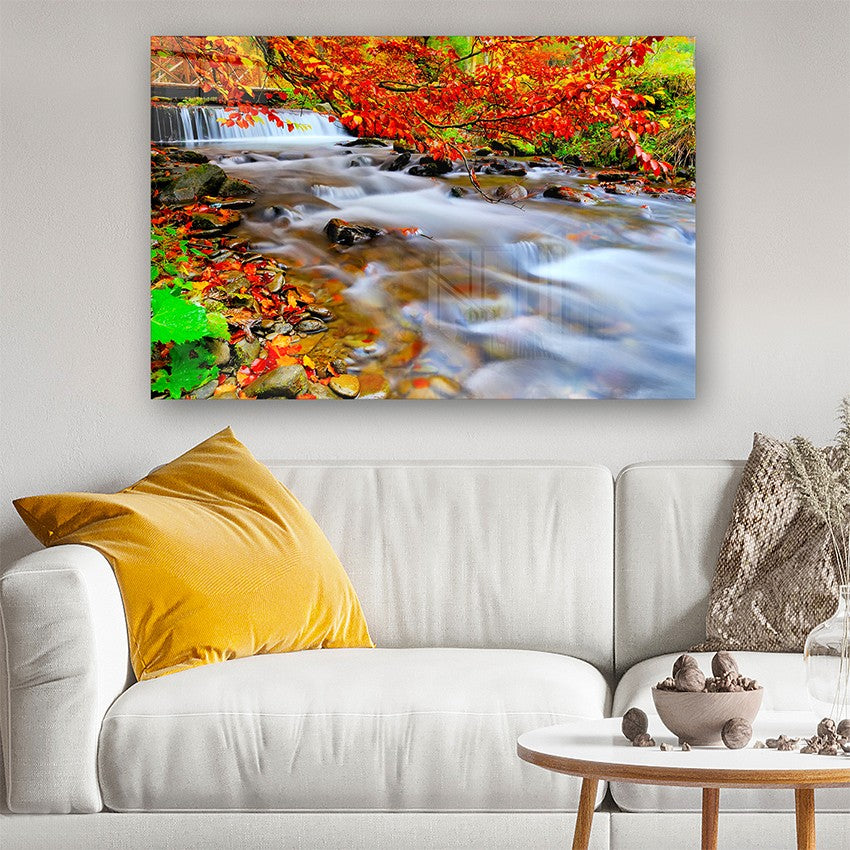 Quadro Decorativo em Vidro Temperado Multicolor 50x70cm - Arte Moderna para Parede