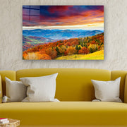 Quadro Decorativo em Vidro Temperado Multicolor 70x100cm - Arte Moderna para Parede