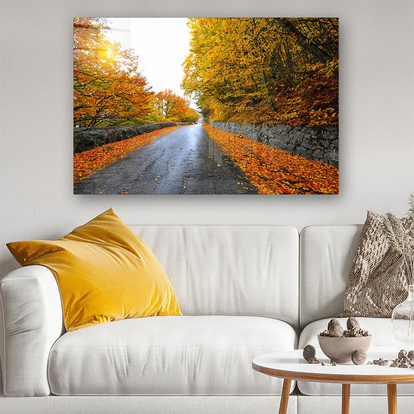 Quadro Decorativo em Vidro Temperado Multicolor 50x70cm - Arte Moderna para Parede