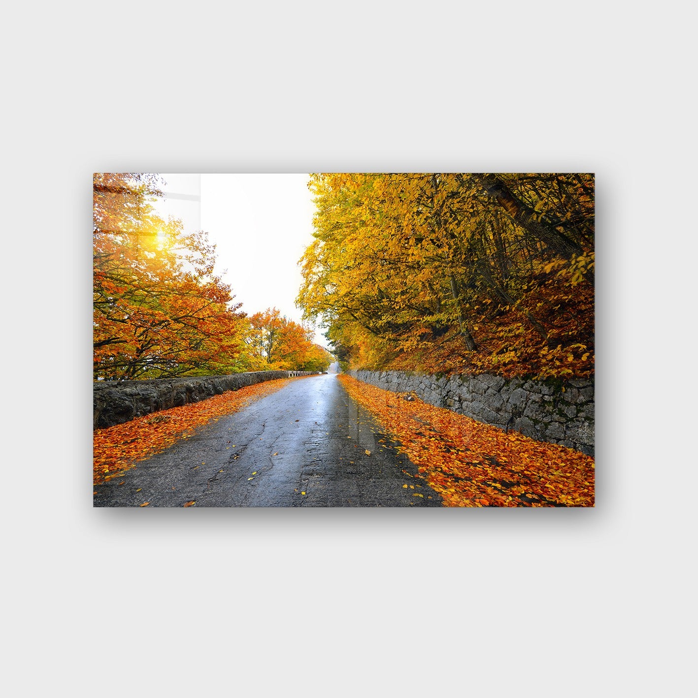 Quadro Decorativo em Vidro Temperado Multicolor 50x70cm - Arte Moderna para Parede