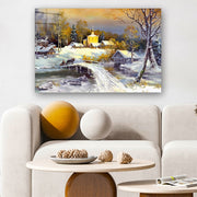 Quadro Decorativo em Vidro Temperado Multicolor 50x70cm - Arte Moderna para Parede