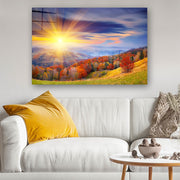 Quadro Decorativo em Vidro Temperado Multicolor 70x100cm - Arte Moderna para Parede