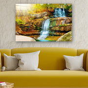 Quadro Decorativo em Vidro Temperado Multicolor 70x100cm - Arte Moderna para Parede