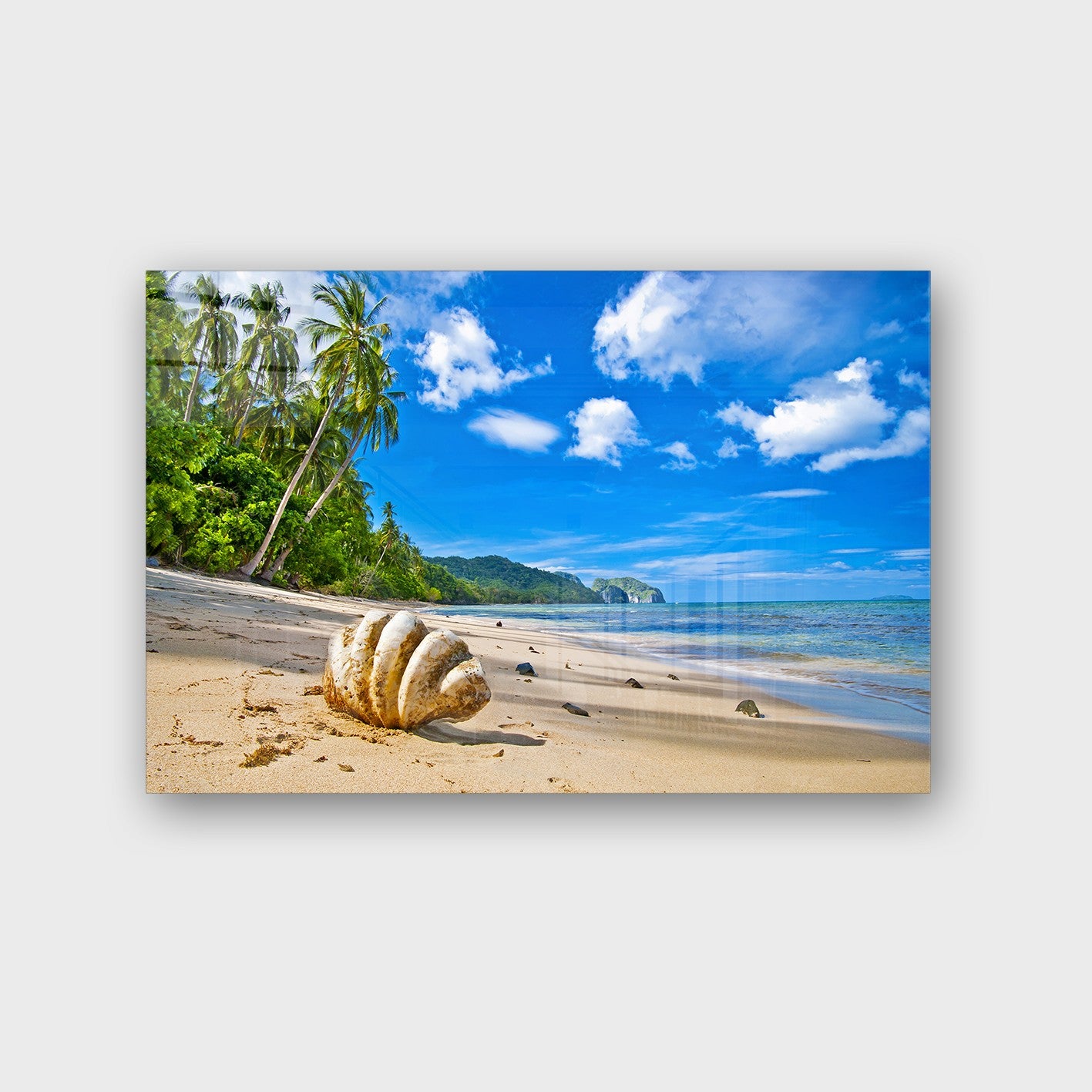 Quadro Decorativo em Vidro Temperado Multicolor 40x60cm - Arte Moderna para Parede