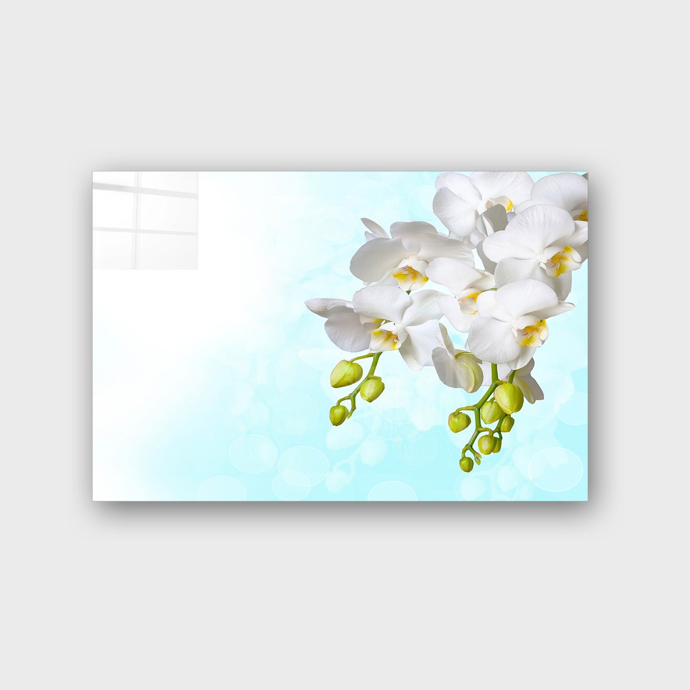 Quadro Decorativo em Vidro Temperado Multicolor 50x70cm - Arte Moderna para Parede