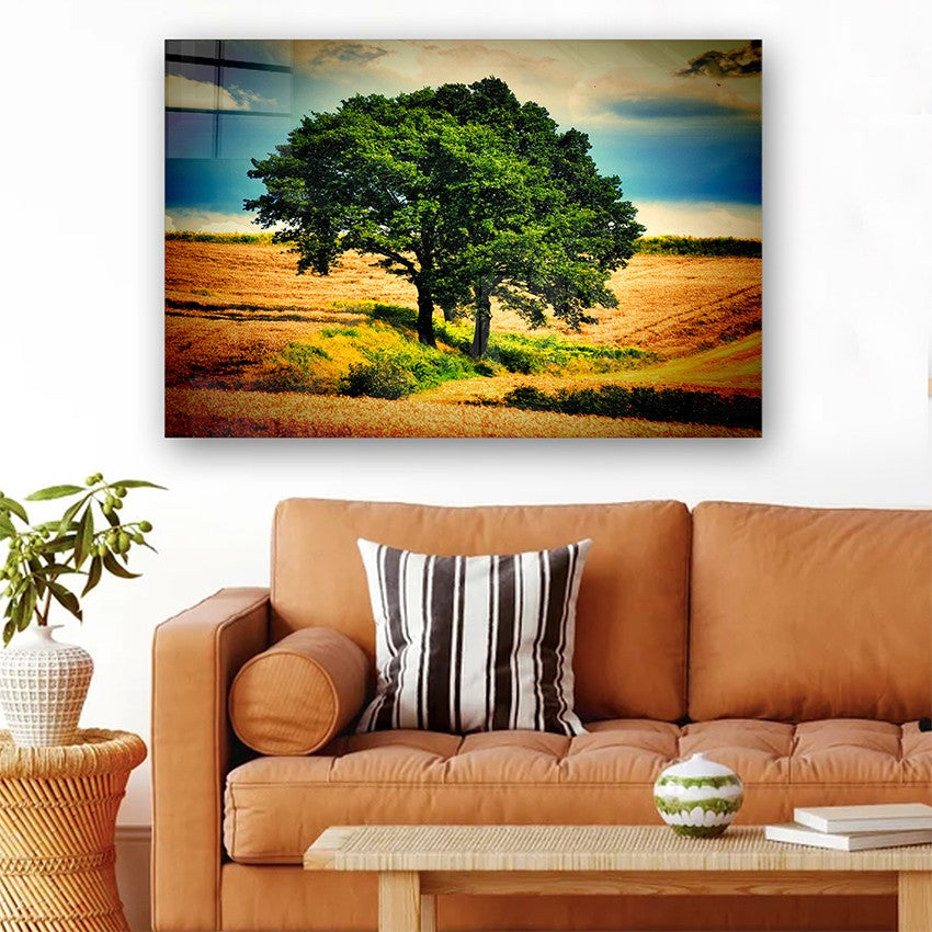 Quadro Decorativo em Vidro Temperado Multicolor 50x70cm - Arte Moderna para Parede