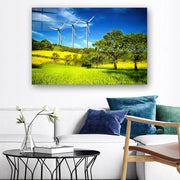 Quadro Decorativo em Vidro Temperado Multicolor 50x70cm - Arte Moderna para Parede