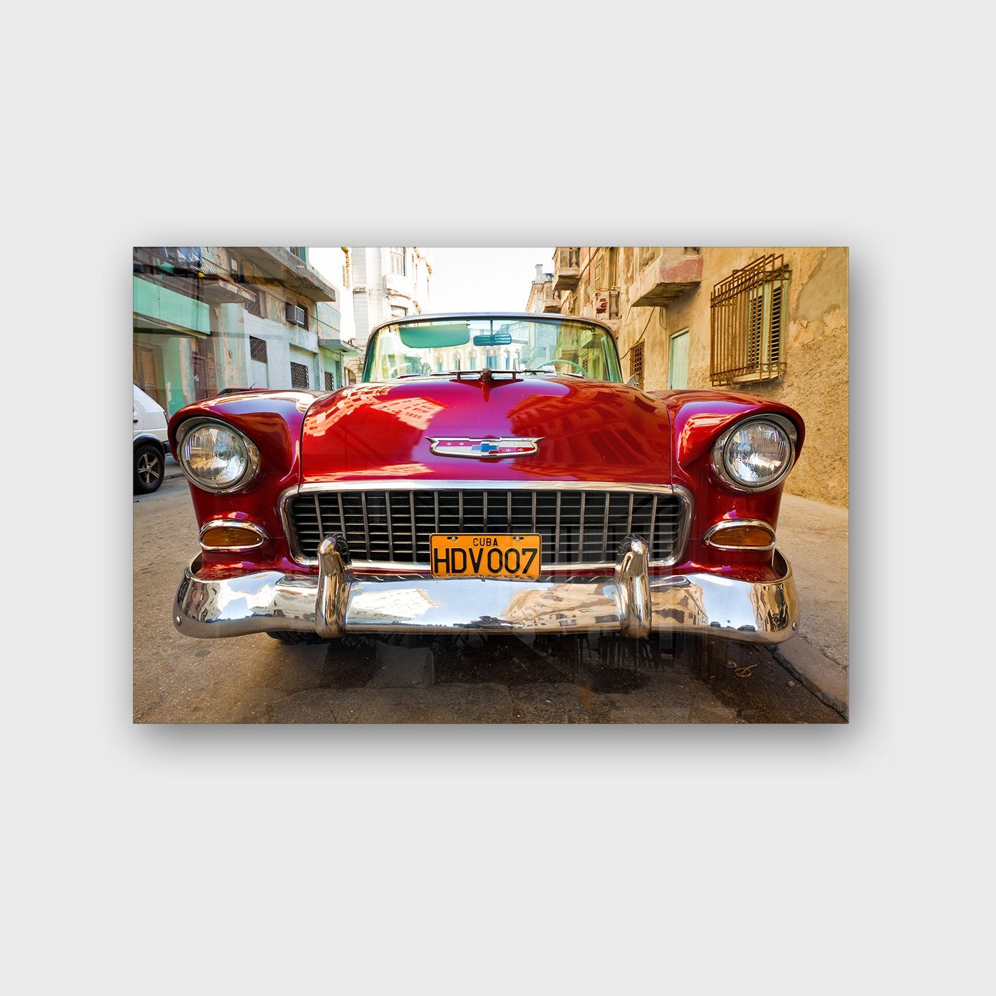 Quadro Decorativo em Vidro Temperado Multicolor 50x70cm - Arte Moderna para Parede