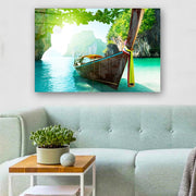 Quadro Decorativo em Vidro Temperado Multicolor 40x60cm - Arte Moderna para Parede