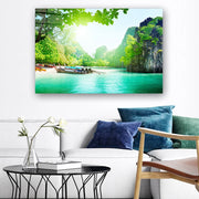 Quadro Decorativo em Vidro Temperado Multicolor 70x100cm - Arte Moderna para Parede