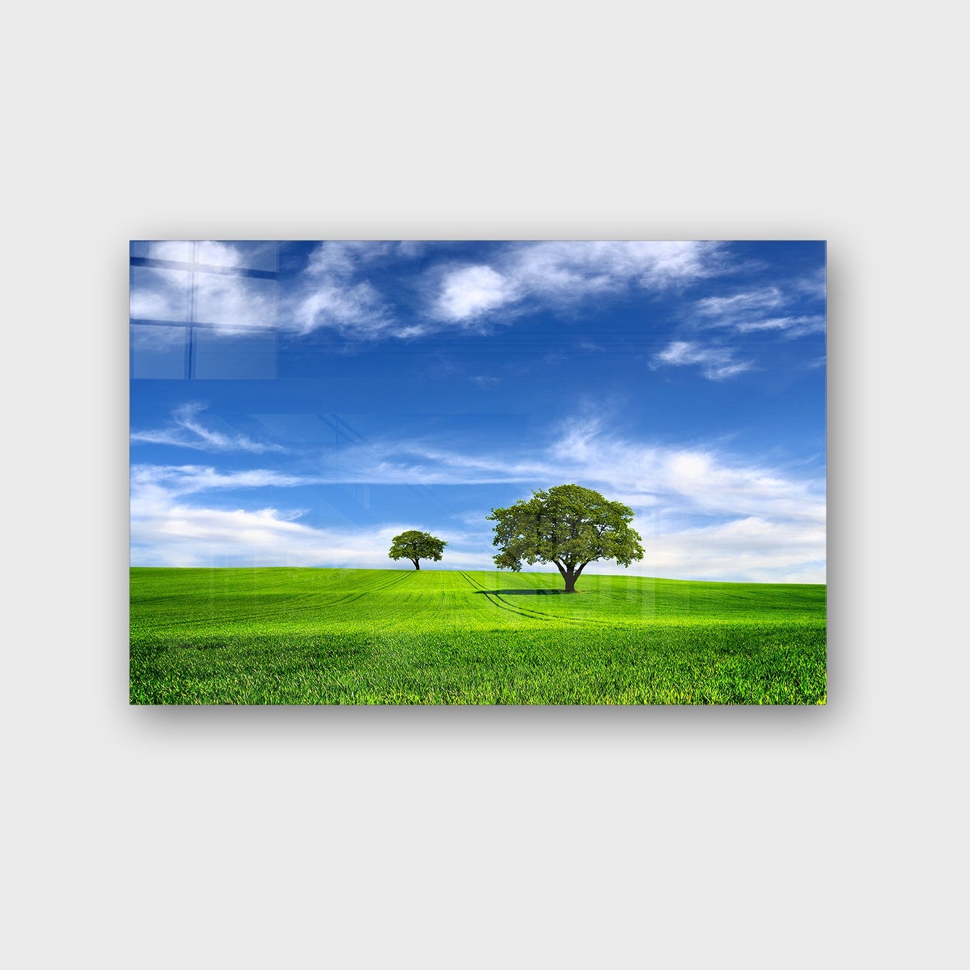 Quadro Decorativo em Vidro Temperado Multicolor 50x70cm - Arte Moderna para Parede