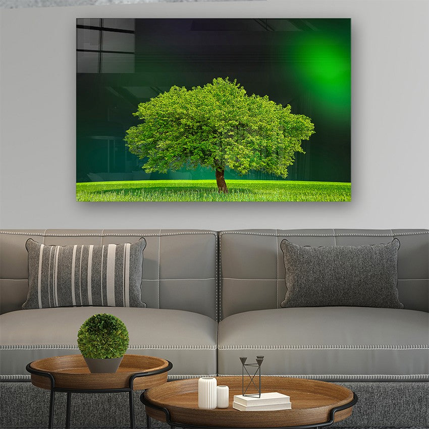 Quadro Decorativo em Vidro Temperado Multicolor 50x70cm - Arte Moderna para Parede