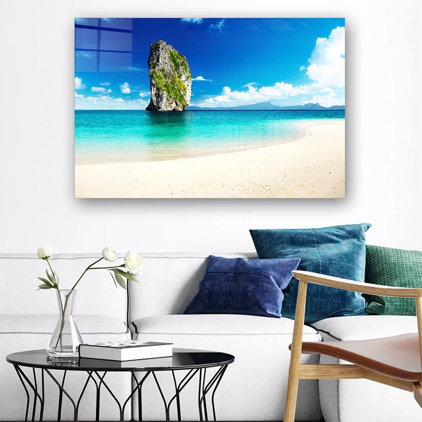 Quadro Decorativo em Vidro Temperado Multicolor 40x60cm - Arte Moderna para Parede