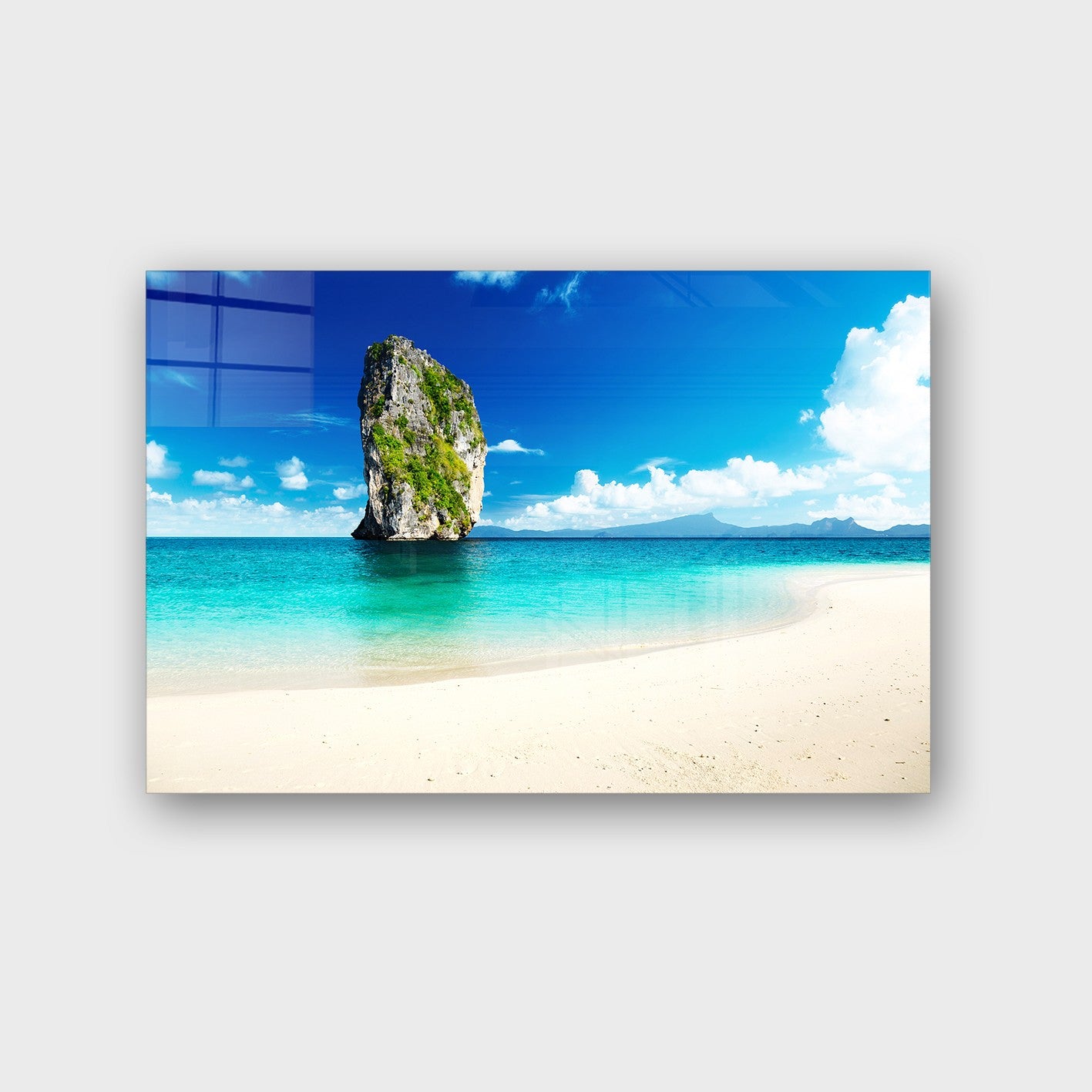 Quadro Decorativo em Vidro Temperado Multicolor 70x100cm - Arte Moderna para Parede