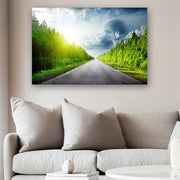 Quadro Decorativo em Vidro Temperado Multicolor 40x60cm - Arte Moderna para Parede